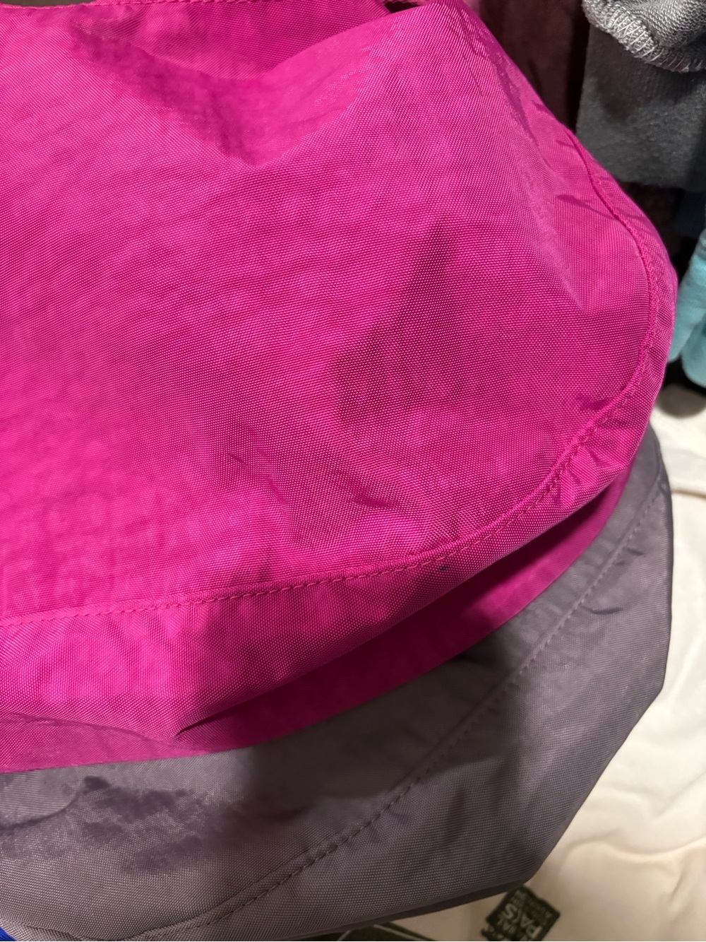 Baggu Medium Crescent in Deep Fuchsia - Picture 3 of 7